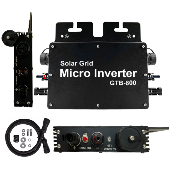 Hueno Solar 1200W Microinverter for Shaded Environments and Solar Inverter for Electric Grid Stability for Reliable Power Generation - Image 2